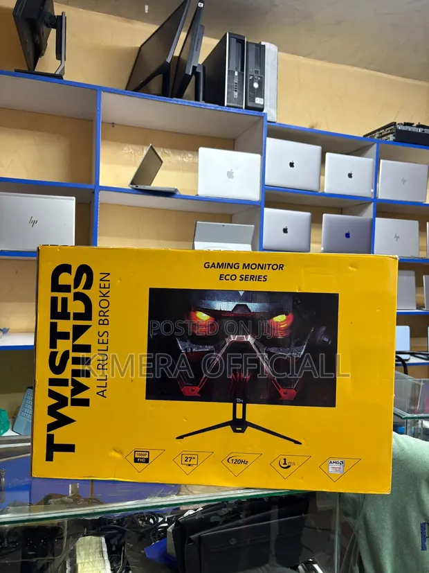 Twisted Minds 27 Inch 120Hz Ultra HD Monitor - 1