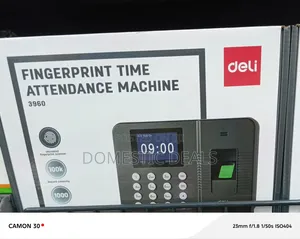 Deli E3960 Fingerprint Attendance Machine