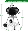 Weber Compact Kettle Charcoal Grill - 2