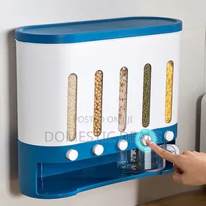 5-in-1 Cereal & Dry Food Dispenser Container