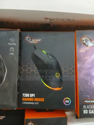 Porodo PDX311 Gaming Mouse - 7200 DPI, RGB