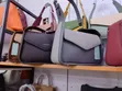 CHRISBELLA Two-Tone Grey Luxury Handbag Set - 1