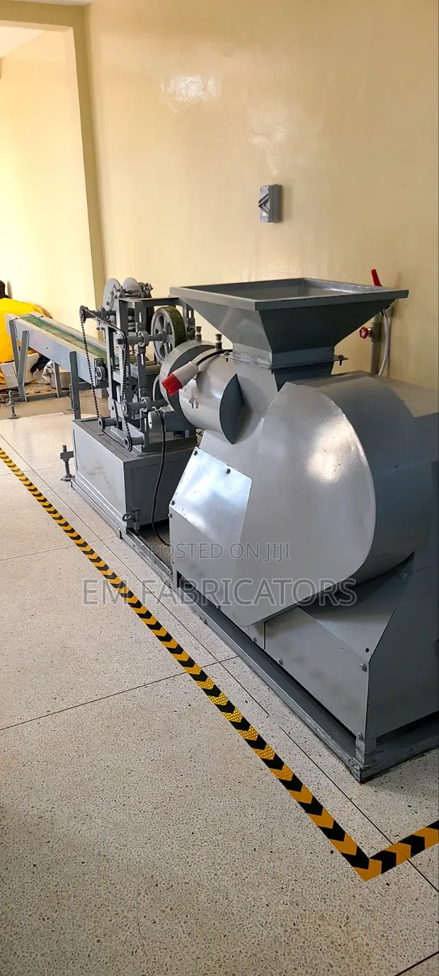 600kg/Hr Soap Plodder, Boiler Mixer with Self Cutter - 1