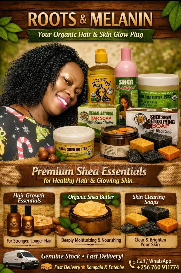 Organic Pure Shea Butter Soap with Charcoal & Aloe Vera - 1