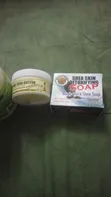 Organic Pure Shea Butter Soap with Charcoal & Aloe Vera - 2