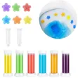 3pcs Toilet Cleaning Stamp Flowers & Freshener - 3