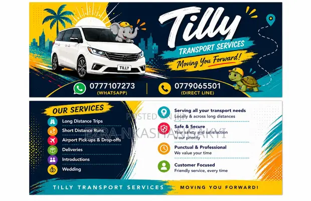 Tilly Transport Services: Taxi, Airport Transfers, Long/Short Distance - 1