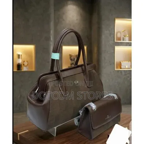 Chrisbella Mocha Luxe 2-Piece Handbag Set - 1