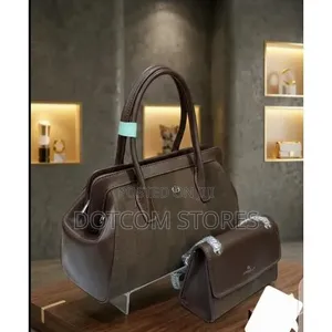 Chrisbella Mocha Luxe 2-Piece Handbag Set