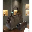 Chrisbella Mocha Luxe 2-Piece Handbag Set - 1