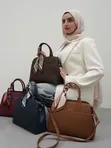 Chrisbella Scarf Detail Handbag - 1