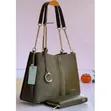Chrisbella Villanova Luxe Olive Chain Tote - 1