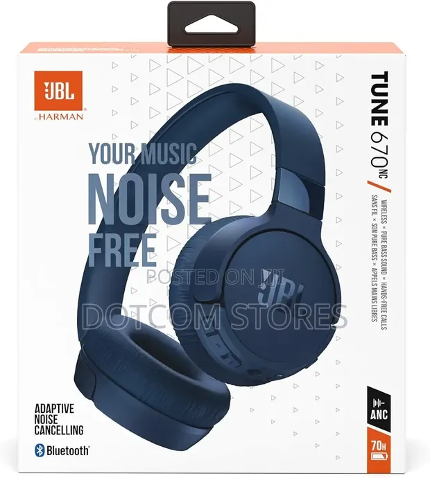 JBL Tune 670NC Wireless Headphones - 1
