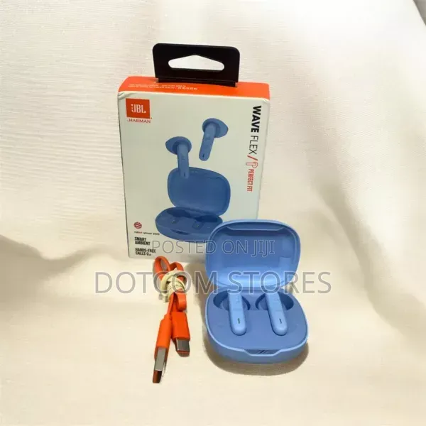 JBL Wave Flex True Wireless Earphones - Blue - 1