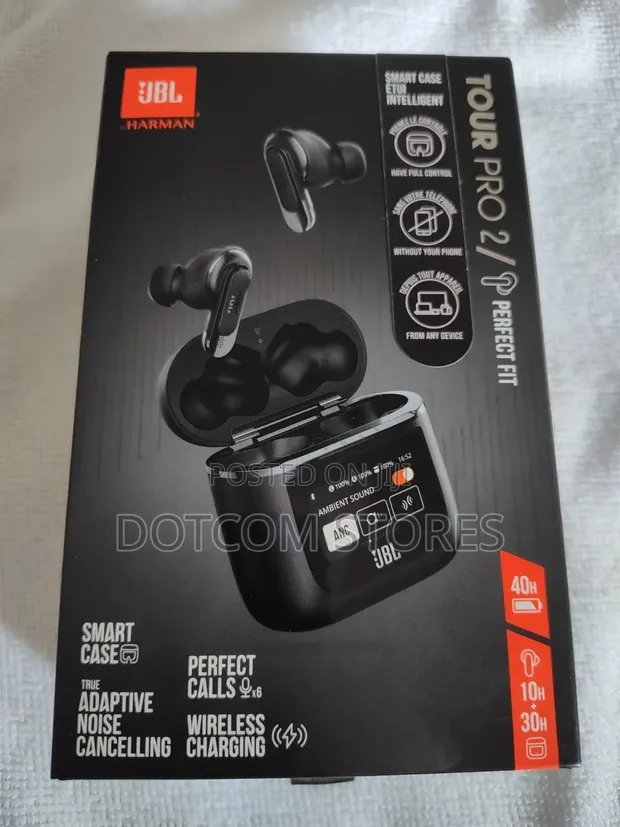 JBL Tour Pro 2 True Wireless Noise Cancelling Earbuds - 1
