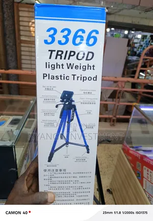 3366 Model Lightweight Tripod for Cameras & Smartphones