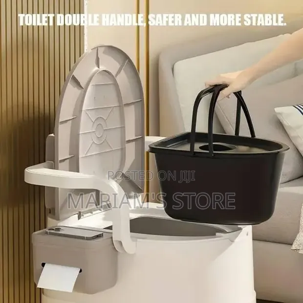 Compact Portable Toilet for Elderly & Disabled - 1