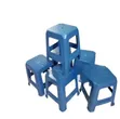 Set of 6 Heavy-Duty Plastic Stools - 2