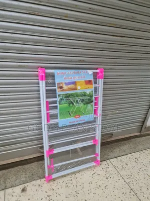 Multicolored Pink Clothes Drying Rack