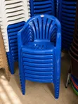 Brand New Stackable Plastic Armrest Chairs - 1
