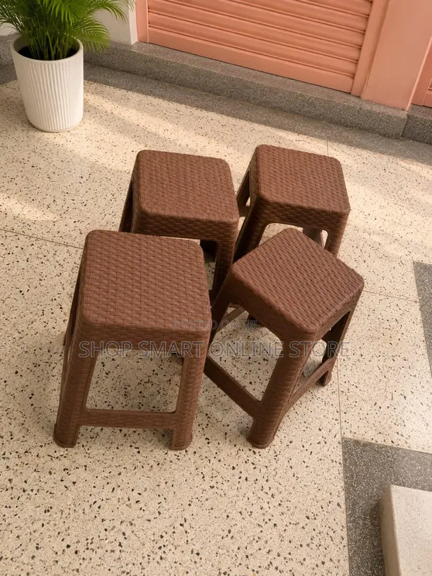 Brand New Stackable Plastic Stools - 1
