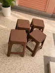 Brand New Stackable Plastic Stools - 1