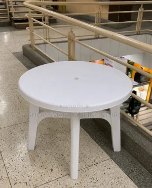Brand New Round Plastic Dining Table