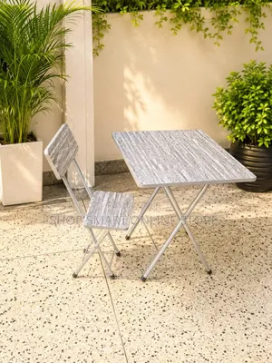 Foldable Reading Table and Chair Set