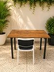 Foldable Reading Table and Chair Set - 2