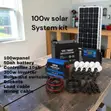100W Solar Backup System - Full Kit - 2