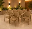 Brand New Plastic Chairs with Mesh Backrest - 2