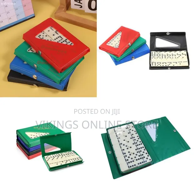 Classic Domino Set Puzzle Game Activity Travel Game - 1
