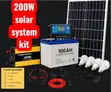 200W German Solar Power Kit - Brand New - 2