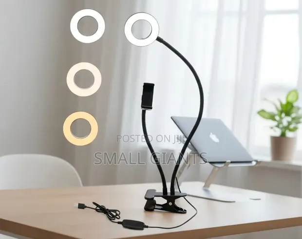 Professional Live Stream Ring Light Kit with Phone Holder - 1