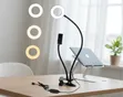 Professional Live Stream Ring Light Kit with Phone Holder - 1