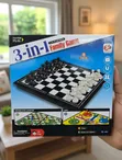 3-in-1 Family Board Game Set - 1
