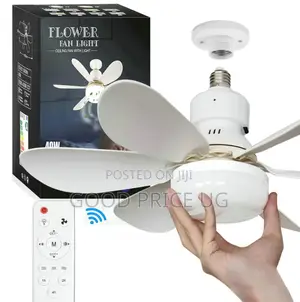 Flower Fan Light - 2-in-1 Wireless