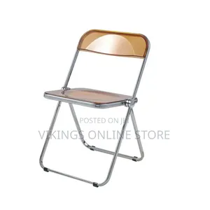 Clear Acrylic Folding Chair