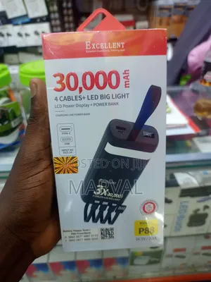 Excellent P88 Power Bank 30,000mAh with 4 Cables