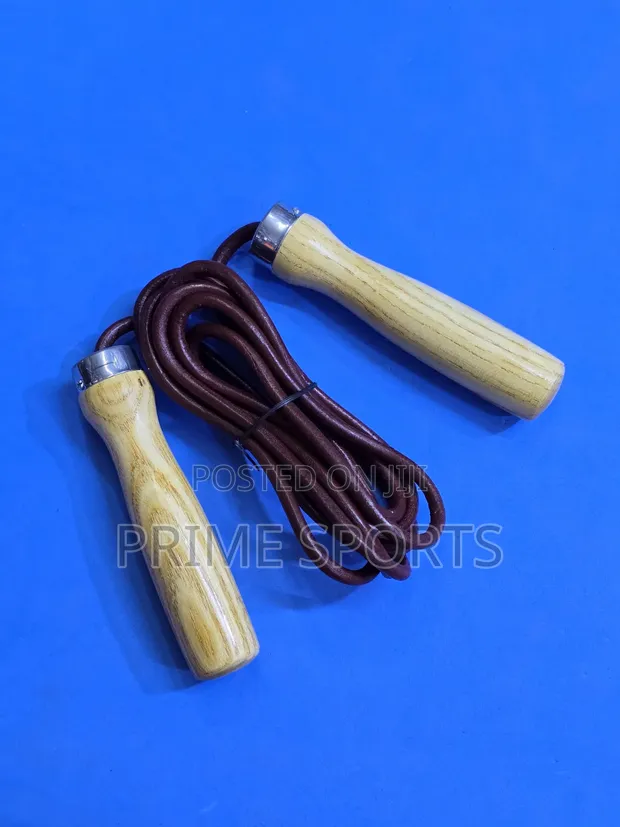Leather Skipping Rope - Standard Size - 1