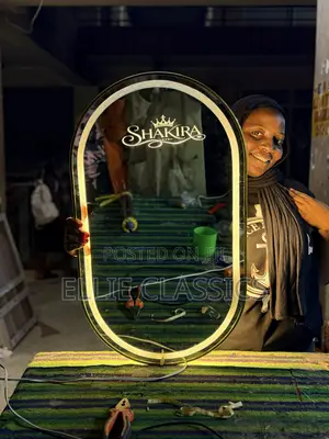 Customized Calligraphy Mirror with Light