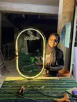 Customized Calligraphy Mirror with Light - 2