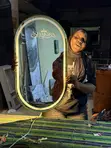 Customized Calligraphy Mirror with Light - 3