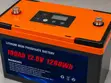 100Ah LiFePO4 Lithium Battery 1.28kWh Solar Backup 12V - 2