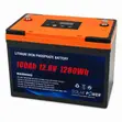 100Ah LiFePO4 Lithium Battery 1.28kWh Solar Backup 12V - 3