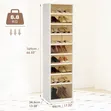 9 Tier Foldable Shoe Rack Organizer - 3