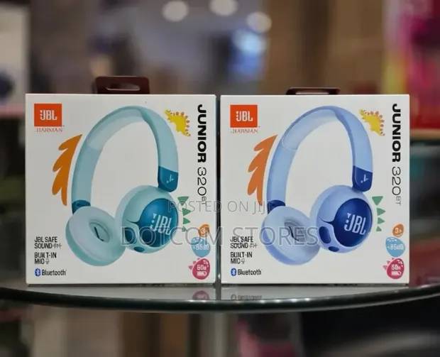JBL Jr 320BT Wireless On-Ear Headphones for Kids - 1