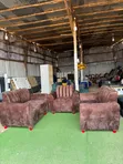 Brand New Brown Five Seater Sofa Set - 2