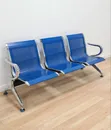 3 Seater Waiting Chairs - Blue Office Chairs - 1