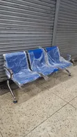 3 Seater Waiting Chairs - Blue Office Chairs - 2
